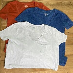 Madewell and J. Crew Tee Lot.  XXS
